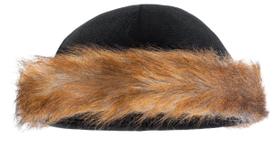 Fur Hat Dress Up America Mini Shtreimel para adultos marrom claro