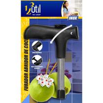 Fura Coco Furador Abridor Manual Inox Praticidade na Cozinha