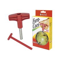 Fura coco metalico en