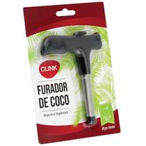 Fura Coco Perfurador Manual Abridor Furador de Coco Inox - CLINK