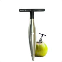 Fura Coco Perfurador Manual Abridor, Furador De Coco Inox Prateado - Fura Coco Perfurador Manual Abridor, Furador De Coco Inox Prateado -