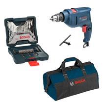 Furadeira Bosch 10mm 127V Com Bolsa Transporte 15kg E Jogo de Brocas Azul Furadeira Bosch 10mm 127V Com Bolsa Transporte 15kg E Jogo de Brocas Azul