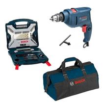 Furadeira Conjunto De Brocas E Bolsa Bosch Mandril 10mm Voltagem 220V 450w Furadeira Conjunto De Brocas E Bolsa Bosch Mandril 10mm Voltagem 220V 450w
