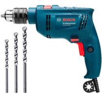 Furadeira de impacto 1/2" 550 Watts velocidade variável reversível com 3 brocas - GSB 550 RE (110V)