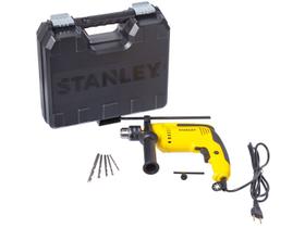 Furadeira de Impacto 1/2" 710 Watts com 5 Brocas 110 Volts Chave VVR com Maleta - SDH710KABR - STANLEY Furadeira de Impacto 1/2" 710 Watts com 5 Brocas 110 Volts Chave VVR com Maleta - SDH710KABR - STANLEY
