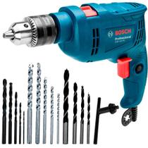 Furadeira de Impacto 1/2 POL 550W GSB550 RE com Reversão e Kit 14 Brocas BOSCH