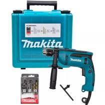 Furadeira de Impacto 13mm HP1640KX1 e Kit de Brocas Makita