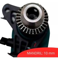 Furadeira De Impacto 3.8 2 Velocidades 550w 110V Com Empunhador Verdeescuro