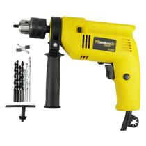 Furadeira de Impacto 3/8 500W 220V Force Titanium Platina