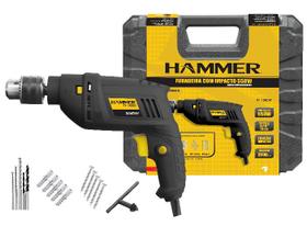 Furadeira De Impacto 3/8'' 550w 110v Com Maleta Prof. Hammer