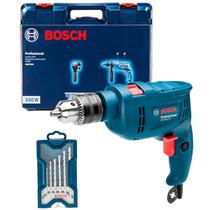 Furadeira de Impacto 550 Watts GSB 550 RE 127 Volts + Kit X-Line 7 Brocas com Maleta - 0615A00114-000 - BOSCH Furadeira de Impacto 550 Watts GSB 550 RE 127 Volts + Kit X-Line 7 Brocas com Maleta - 0615A00114-000 - BOSCH