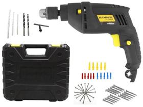 Furadeira De Impacto 550w 10mm Hammer FI-1000K Com Maleta e Acessórios