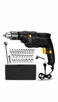 Furadeira de Impacto 550W com Kit 40 Peças Soquetes - Congratulations Store