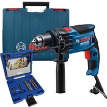 Furadeira de Impacto 850W GSB16RE BOSCH com Estojo de Brocas e Pontas Kit 41 Peças EVALD Furadeira de Impacto 850W GSB16RE BOSCH com Estojo de Brocas e Pontas Kit 41 Peças EVALD