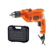 Furadeira de Impacto Black + Decker Com Maleta 3/8 (10MM) 560W 127V Laranja - TM500KBR