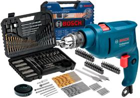 Furadeira De Impacto Bosch 127v Gsb 450 Re + Kit Ferramentas