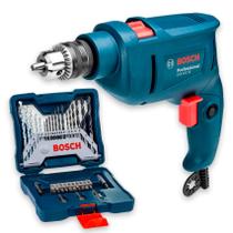 Furadeira De Impacto Bosch Gsb 450 Re 110v + Kit X-line 33 Peças Bosch