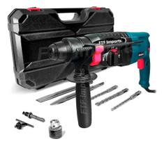 Furadeira De Impacto E Martelete Percutor Thaf 11253 Cor Azulturquesa Frequência 50 60 Volt