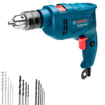 Furadeira de Impacto GSB 550 RE com 14 Acessórios de 550 Watts 110 Volts - 06011B60D4000 - BOSCH Furadeira de Impacto GSB 550 RE com 14 Acessórios de 550 Watts 110 Volts - 06011B60D4000 - BOSCH