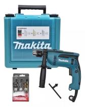 Furadeira de Impacto Makita 760W 13mm Com Kit Brocas e Maleta