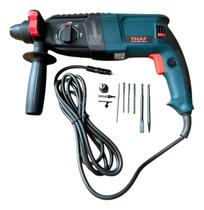 Furadeira De Impacto + Martelo Rompedor 800w Cor Azul Frequência 50 60