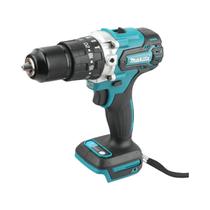 Furadeira De Impacto Sem Escovas 18V Makita DDF487 13mm Alta Torque Vermelha E Preta Com Bateria De