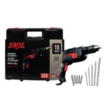 Furadeira de Impacto Skil 1/2 6555 570W VVR + 10 Acessórios com Maleta