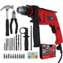 Furadeira de martelo com fio ProMaker PRO-TP550KIT 550W 1/2 polegada
