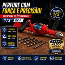 Furadeira De Peito Manual EDA 1/2 Ferramenta Reforçada P/ Oficina Reparos Marcenaria Mecânica Furadeira De Peito Manual EDA 1/2 Ferramenta Reforçada P/ Oficina Reparos Marcenaria Mecânica
