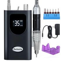 Furadeira de unhas Delanie Professional 35000 RPM recarregável Furadeira de unhas Delanie Professional 35000 RPM recarregável