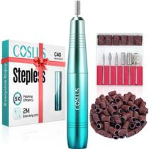 Furadeira de unhas elétrica COSLUS Professional para manicure azul Furadeira de unhas elétrica COSLUS Professional para manicure azul