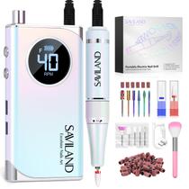 Furadeira de unhas elétrica SAVILAND 40000RPM com 6000mAh para acrílico