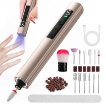 Furadeira de unhas elétrica sem fio SUPERNIGHT 14 em 1 com lâmpada UV