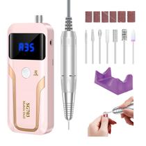 Furadeira de unhas MOCOWIND Portable 35000 RPM Recarregável Rosa Furadeira de unhas MOCOWIND Portable 35000 RPM Recarregável Rosa