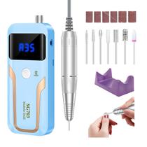 Furadeira de Unhas Portátil MOCOWIND - 35000 RPM - Recarregável (Azul) Furadeira de Unhas Portátil MOCOWIND - 35000 RPM - Recarregável (Azul)