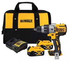 Furadeira Dewalt Dcd996 20v e 2 Baterias 5ah e Carreg Biv