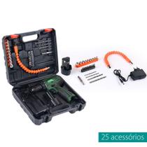 Furadeira e parafusadeira 12v ions-litio bivolt c/ acessorios - lbt-ts-12b - VINIK