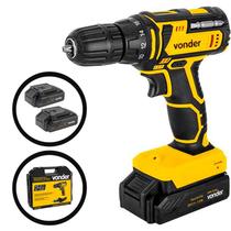 Furadeira e Parafusadeira à Bateria 20V Com Maleta 2 Baterias e Acessórios Bivolt PFV020 VONDER Furadeira e Parafusadeira à Bateria 20V Com Maleta 2 Baterias e Acessórios Bivolt PFV020 VONDER