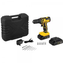 Furadeira e Parafusadeira à Bateria 20V Com Maleta 2 Baterias e Acessórios Bivolt PFV020 VONDER Furadeira e Parafusadeira à Bateria 20V Com Maleta 2 Baterias e Acessórios Bivolt PFV020 VONDER