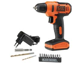 Furadeira e Parafusadeira Black&Decker 12V - Velocidade Variável e Reversível 3/8” LD12S