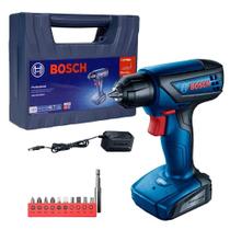 Furadeira e Parafusadeira Bosch à Bateria GSR 1000 Smart 12V com Maleta e Acessórios