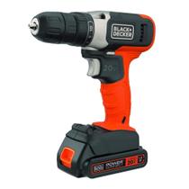 Furadeira e Parafusadeira Com Luz Led CD702C1 20V Black+Decker