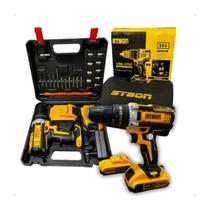 Furadeira E Parafusadeira De Impacto 2 Baterias Bivolt