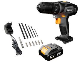 Furadeira e Parafusadeira de Impacto Wap a Bateria 12V 16 Peças BPFI 12K4