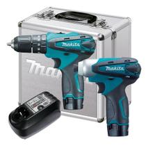 Furadeira E Parafusadeira Impacto 12V Bateria Makita Dk1493