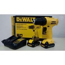 Furadeira e parafusadeira litio profissional 12v c/ 2 baterias lithium dewalt 127v dcd700c2