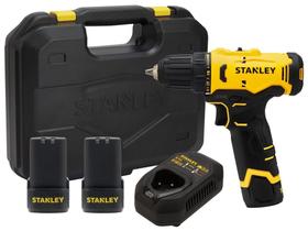 Furadeira e Parafusadeira Stanley a Bateria com Maleta 5 Peças SCD10D2K-BR Furadeira e Parafusadeira Stanley a Bateria com Maleta 5 Peças SCD10D2K-BR