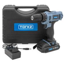 Furadeira e Parafusadeira Torkz TRB0020, Com Acessórios, 18 Volts