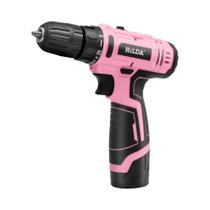 Furadeira Elétrica Mini Sem Fio HILDA 12V Rosa 25+1 Torque Ferramentas Elétricas Para Polimento E Furadeira Elétrica Mini Sem Fio HILDA 12V Rosa 25+1 Torque Ferramentas Elétricas Para Polimento E