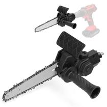 Furadeira elétrica modificada para ferramenta de motosserra elétrica Furadeira elétrica modificada para ferramenta de motosserra elétrica